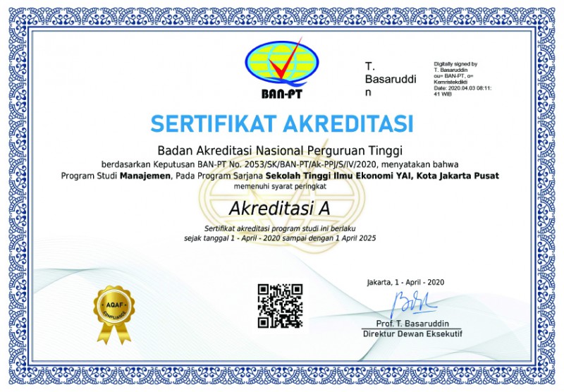 Akreditasi Manajemen S1